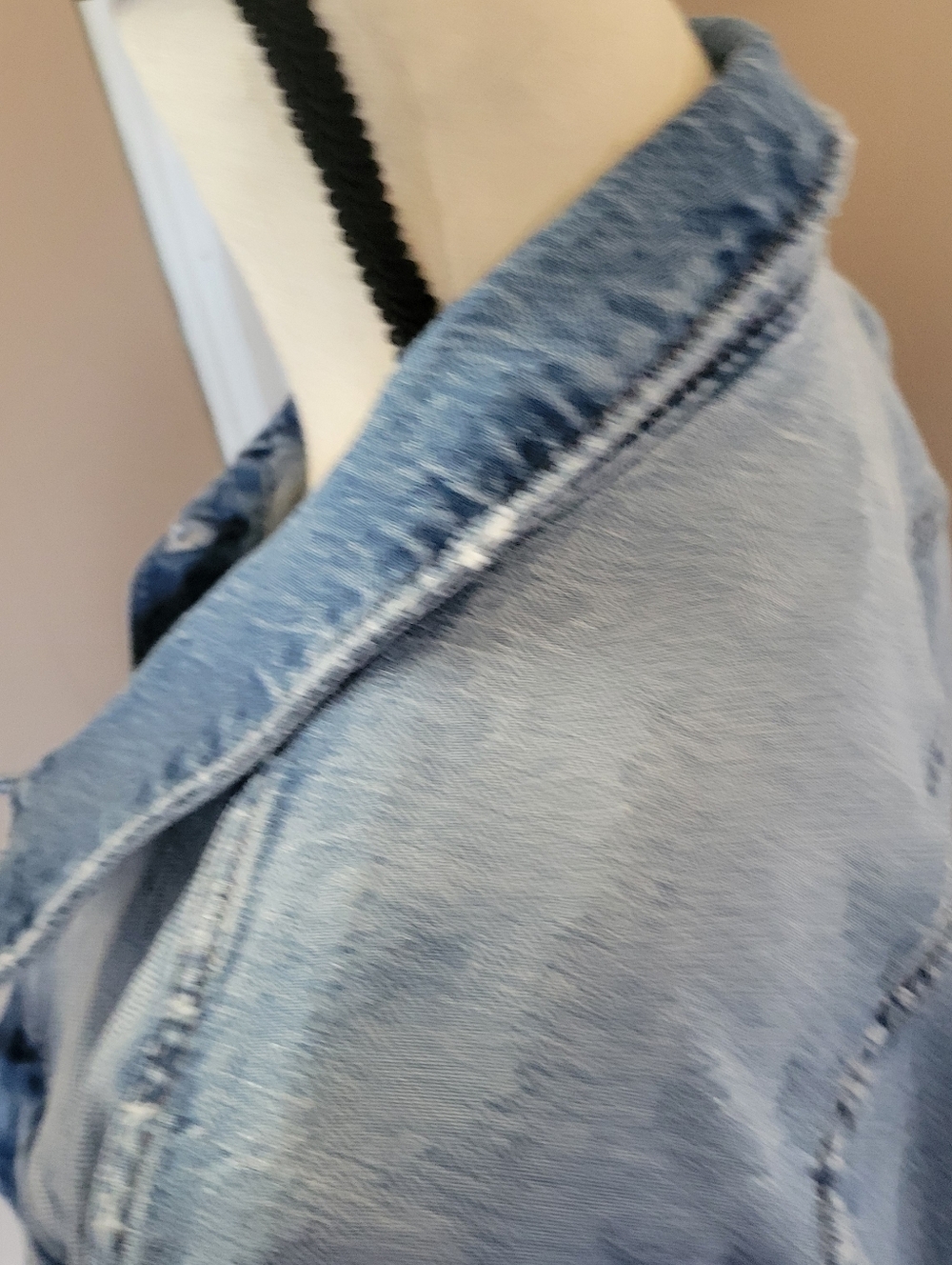 Light Wash Classic Denim Jacket - Picture 3 of 10